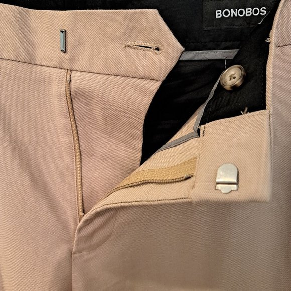 Bonobos Other - Bonobos men's 33X30 Friday Tailored Fit tan flat front pants